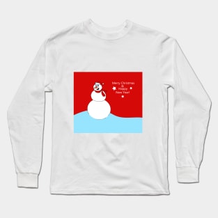 Christmas snowman Long Sleeve T-Shirt